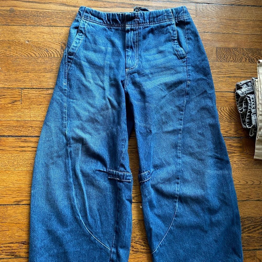Anthropologie Pilcro Curve High-Rise Tapered Barrel Jeans size 26 - Picture 11 of 14